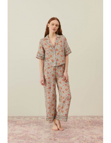 Melycia Silk Pajama Pants france